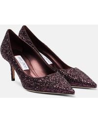 Jimmy Choo - Love 65 Glitter Pumps - Lyst
