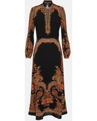 Etro - Paisley Midi Dress - Lyst