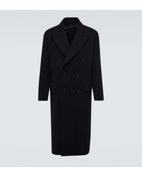 Tom Ford Zweireihiger Mantel aus Kaschmir - Schwarz
