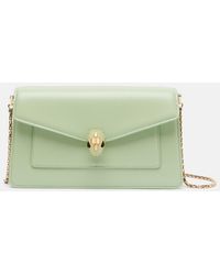 BVLGARI - Serpenti Forever Small Leather Crossbody Bag - Lyst