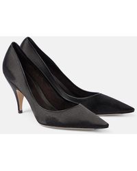 The Row - Liisa Satin Pumps - Lyst