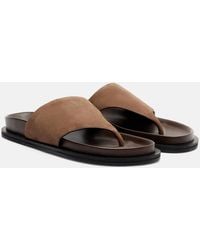 A.Emery - Imara Suede Thong Sandals - Lyst