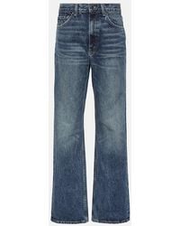 Nili Lotan - Mitchell Mid-Rise Straight Jeans - Lyst