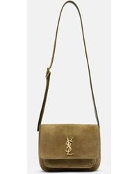 Saint Laurent - Niki Cassandre Suede Shoulder Bag - Lyst