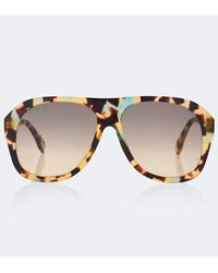 Fendi - Baguette Aviator Sunglasses - Lyst
