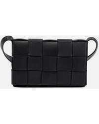 Bottega Veneta - Cassette Leather Shoulder Bag - Lyst