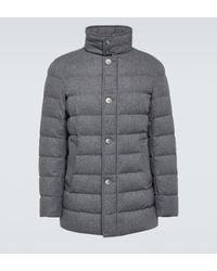 Herno - Wattierte Jacke Aus Einem Kaschmirgemisch - Lyst