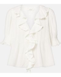 Doen - Henri Cotton Voile Top - Lyst