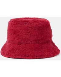 Max Mara - Figura Wool And Silk Teddy Bucket Hat - Lyst