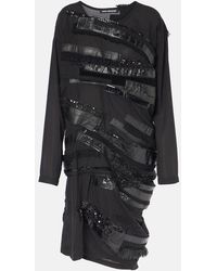 Junya Watanabe - Asymmetrical Paneled Midi Dress - Lyst