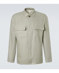 Lardini - Linen Jacket - Lyst