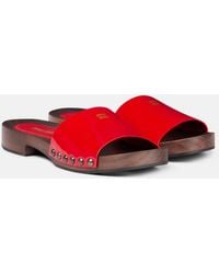 Miu Miu - Zoccoli Vernice - Lyst