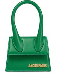 Jacquemus Tote Le Chiquito aus Leder - Grün