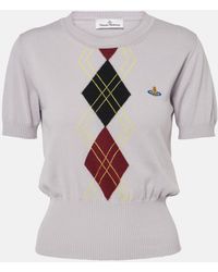 Vivienne Westwood - Top Aus Baumwolle Und Wolle - Lyst