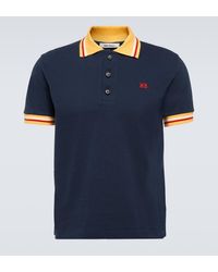 Wales Bonner - Sun Cotton Polo Shirt - Lyst