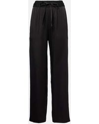 Isabel Marant - Weite Hose Kendry Aus Satin - Lyst