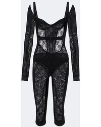 The Attico - Lace Jumpsuit - Lyst