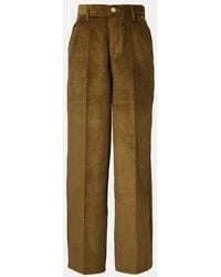 Ami Paris - Weite Hose Aus Baumwoll-Cord - Lyst
