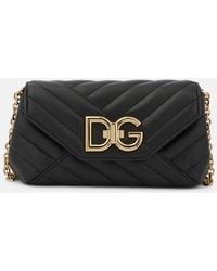 Dolce & Gabbana - Small Quilted Leather Shoulder Bag - Lyst