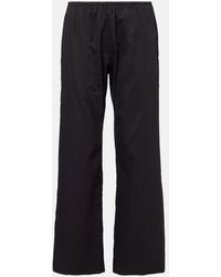 Leset - Yoko Mid-Rise Cotton Wide-Leg Pants - Lyst