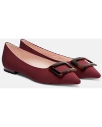 Roger Vivier - Gommettine Grosgrain Ballet Flats - Lyst