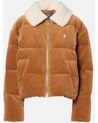 Polo Ralph Lauren - Down Corduroy Puffer Jacket - Lyst