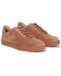 Gianvito Rossi Suede Trainers - Pink