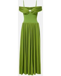 Jonathan Simkhai - Midikleid Amarantha Aus Jersey - Lyst