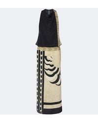 SIR. - Sona Printed Silk Maxi Dress - Lyst