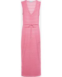 Melissa Odabash - Annabel Open-Knit Midi Dress - Lyst