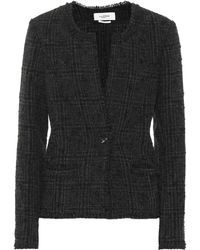 Étoile Isabel Marant Lyra Wool-blend Tweed Jacket - Gray