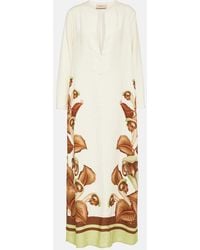 Adriana Degreas - Arisaema Printed Maxi Dress - Lyst