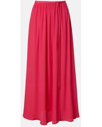 JOSEPH - Elba Crêpe Maxi Skirt - Lyst
