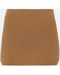 AYA MUSE - Agos Cotton-blend Miniskirt - Lyst