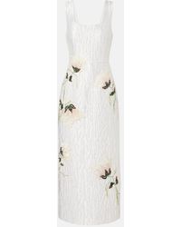 Jonathan Simkhai - Lilibeth Embellished Jacquard Cocktail Dress - Lyst