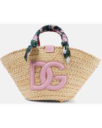 Dolce & Gabbana - Shopper con logo DG - Lyst