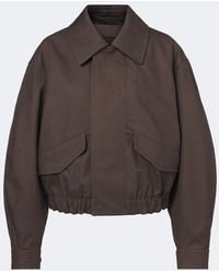 Lemaire - Cotton Twill Blouson Jacket - Lyst