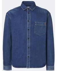 Saint Laurent - Cassandre Denim Shirt - Lyst