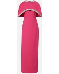 Jonathan Simkhai - Vestido De Fiesta Briella De Crepe Adornado - Lyst