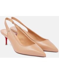 Christian Louboutin - Sporty Kate Sling 55 Leather Slingback Pumps - Lyst