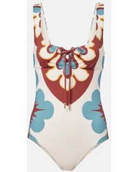 La DoubleJ - Sunset Printed Swimsuit - Lyst