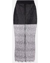 Frankie Shop - Alrose Lace Midi Skirt - Lyst