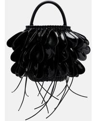Loewe - Shell Small Leather Bucket Bag - Lyst