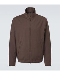 Canali - Impeccabile Wool Blouson Jacket - Lyst