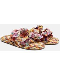 Zimmermann - Carousel Printed Espadrille Slides - Lyst