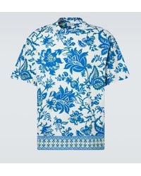 Etro - Floral Cotton Jersey T-Shirt - Lyst
