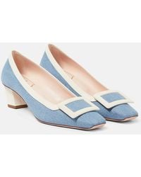 Roger Vivier - Belle Vivier 45 Canvas Pumps - Lyst