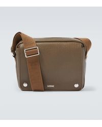 Loewe - Pebble Medium Leather Messenger Bag - Lyst