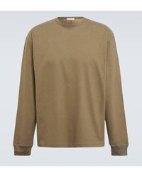 The Row - Kirk Cotton Jersey Top - Lyst