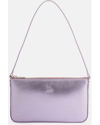 Christian Louboutin - Loubila Metallic Leather Shoulder Bag - Lyst